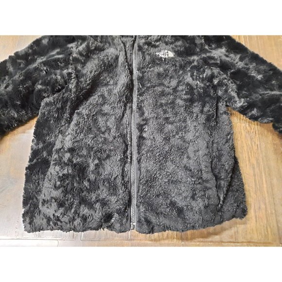 North Face Youth Girl Reversible Jacket Black & Gray Sz M 10/12. Read - Picture 5 of 9